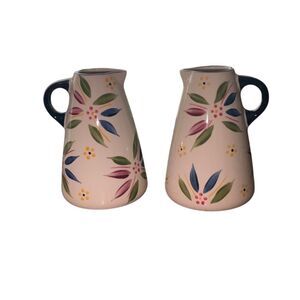 Temp-tations Old World Set of 2 Oil and Vinegar Dispensers Ceramic NWOT